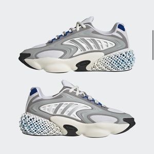 Adidas. Men’s US 9. Royal blue/White/Silver